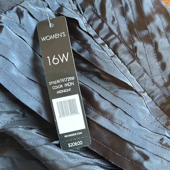 *NWT NIC+ZOE Matching Set Fiesta Skirt & Top Crinkle Cut Womens 16 Wide 1X AF403 - Picture 7 of 9